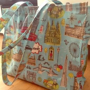 Harod’s London tote and makeup bag